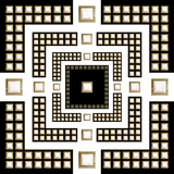 Art Deco Studs // Wall Art // White