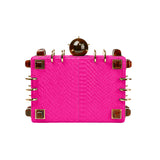 Chest Orchid Box Clutch