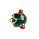JESTER RING Malachite