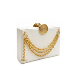 Swagger Ivory Box Clutch