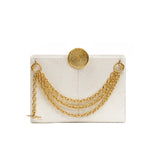 Swagger Ivory Box Clutch