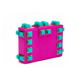 Bologna Orchid Snakeskin Clutch