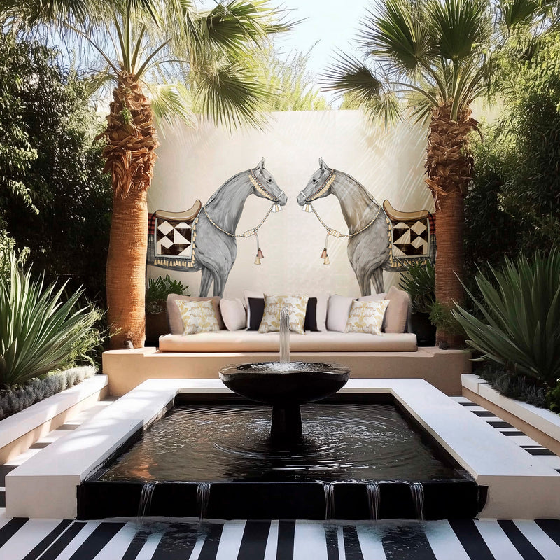 OPTICAL SHOW HORSE WALLPAPER