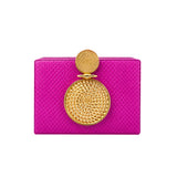 Solara Orchid Box Clutch