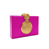 Solara Orchid Box Clutch