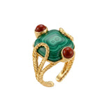 JESTER RING Malachite
