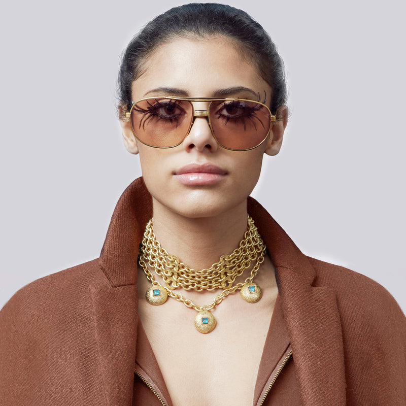 ALARA CHOKER Turquoise