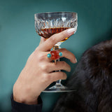 CROWN RING Carnelian