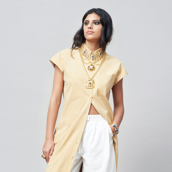 THEA Necklace White Quartz