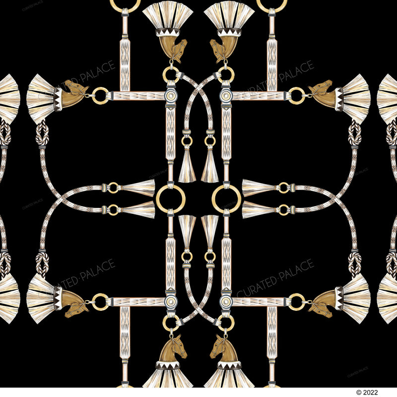 VINTAGE BRIDLES FABRIC