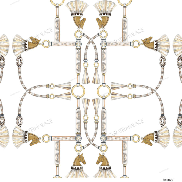 VINTAGE BRIDLES FABRIC