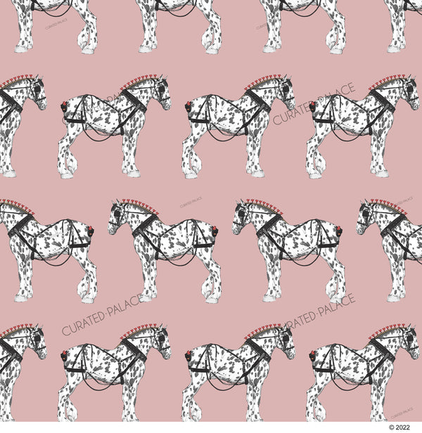 WORKING DRAFT HORSES WALLPAPER