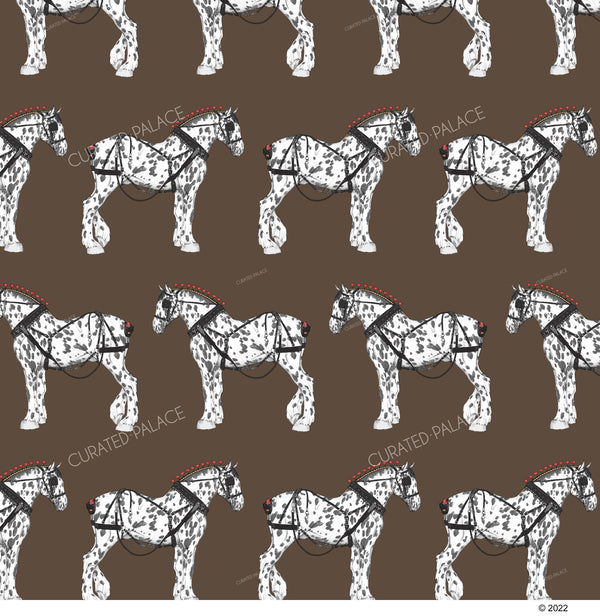 WORKING DRAFT HORSES WALLPAPER